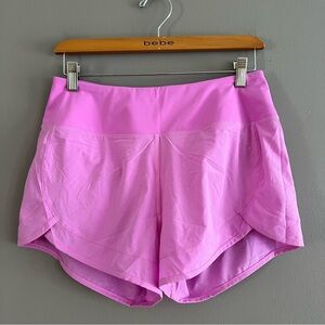 Tough Mode Womens Running Shorts 2.5” Lined Zip Pocket Activewear  Purple Sz M